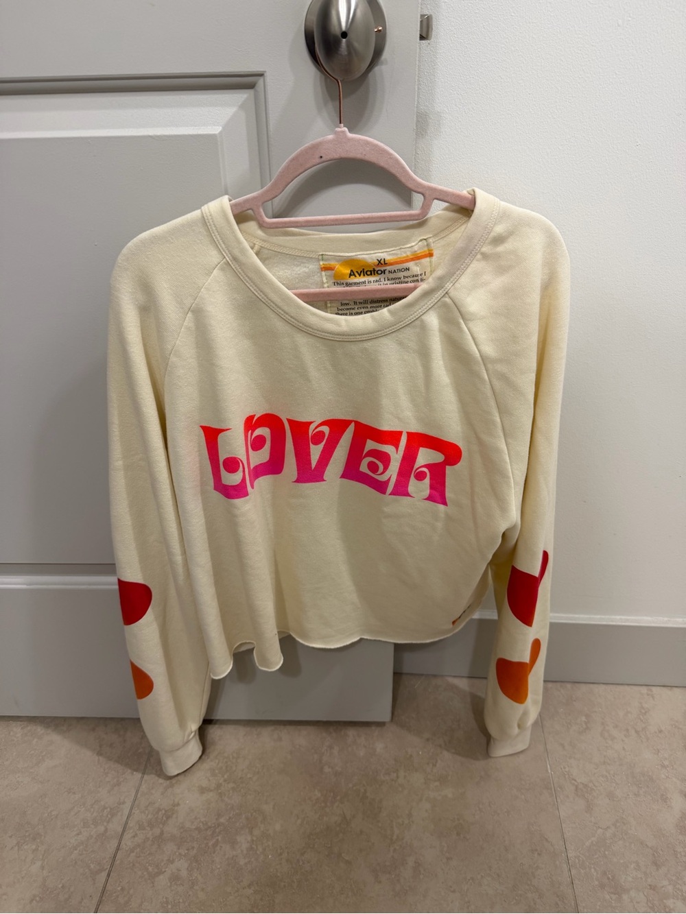 Aviator Nation X-Large Lover Sweatshirt. 💙⚡️